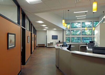 Oakwood Veterinary Hospital reception & waiting area
